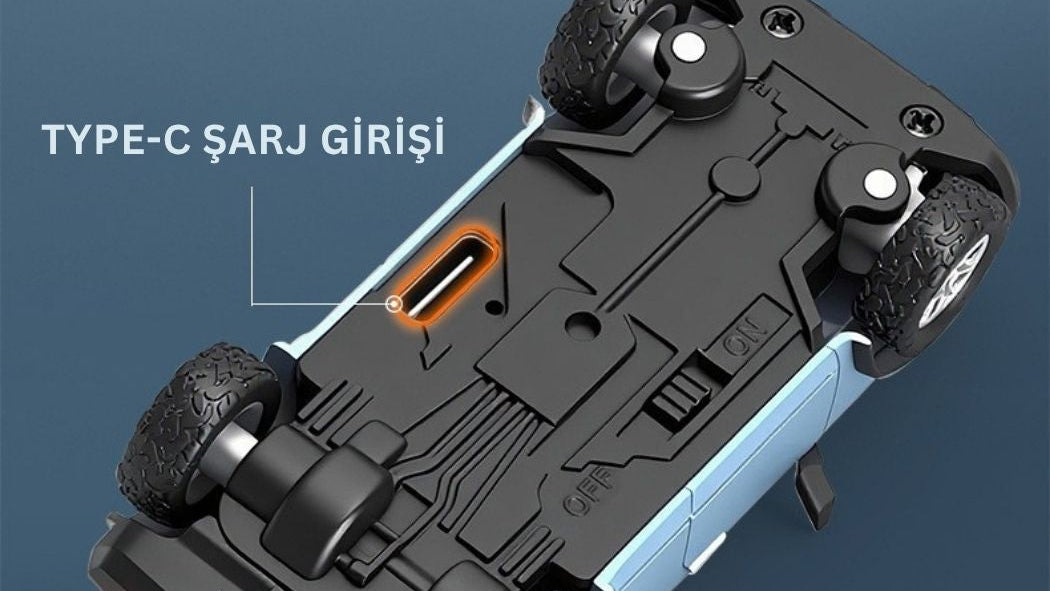 RC kameralı Telefon Kontrollü Mercedes Araba