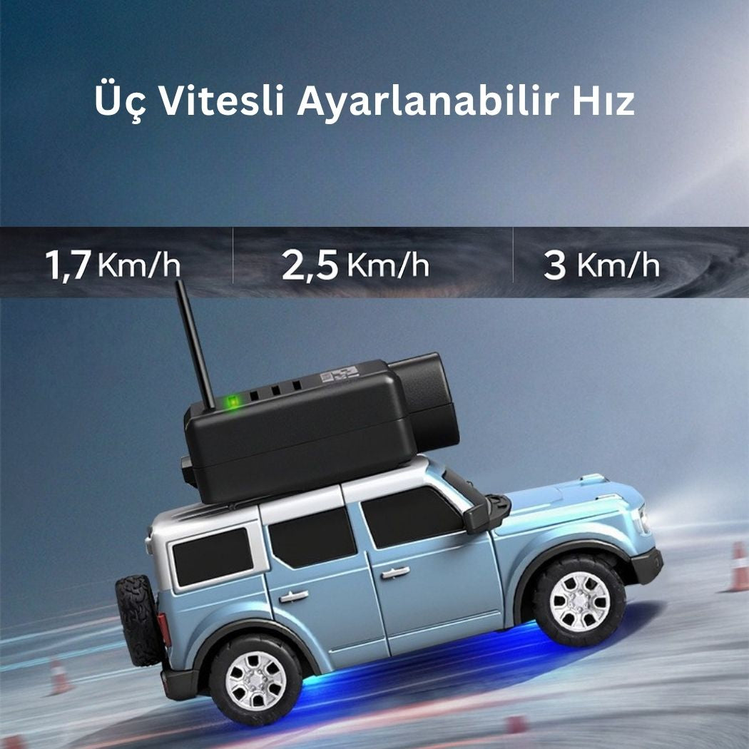 RC kameralı Telefon Kontrollü Mercedes Araba