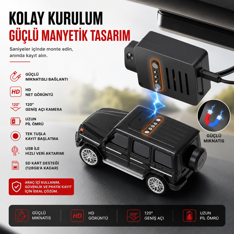 RC kameralı Telefon Kontrollü Mercedes Araba